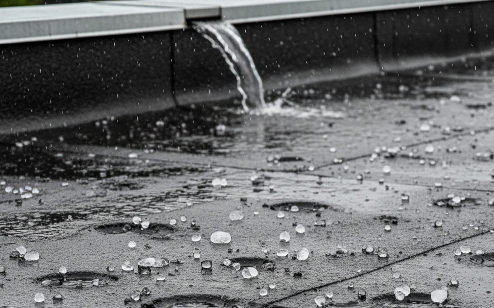 Hagel- und Starkregen-Schaden